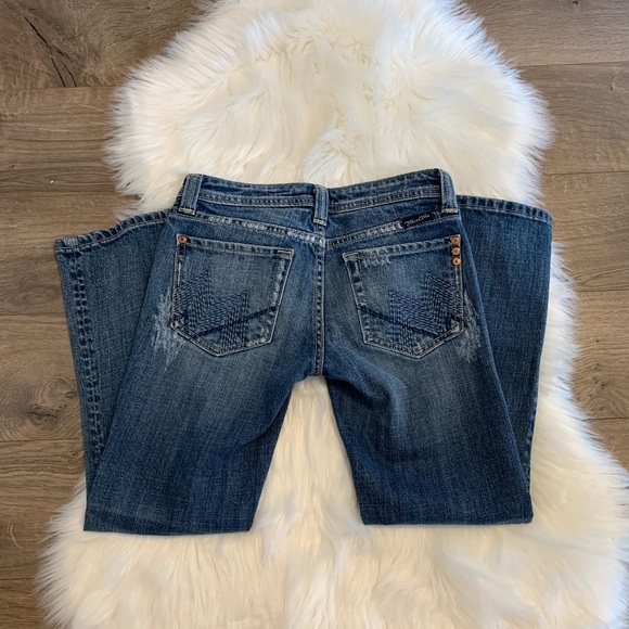 Miss Me JF4408 Distressed Stitching Crops - Picture 6 of 6